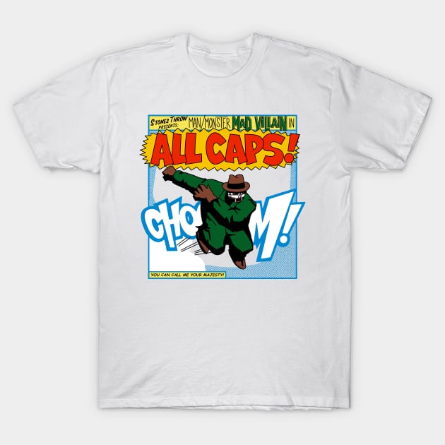 mf doom all caps T-Shirt by OniSide